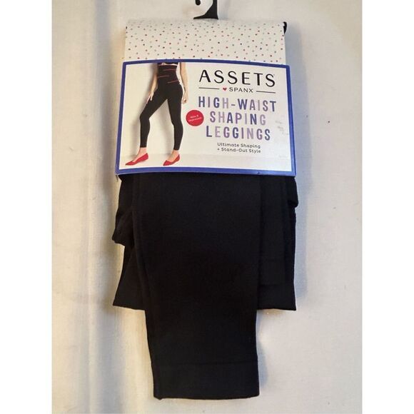 Spandex Assets high waist leggings ultimate shaping black Small NEW mob wife - Picture 2 of 2